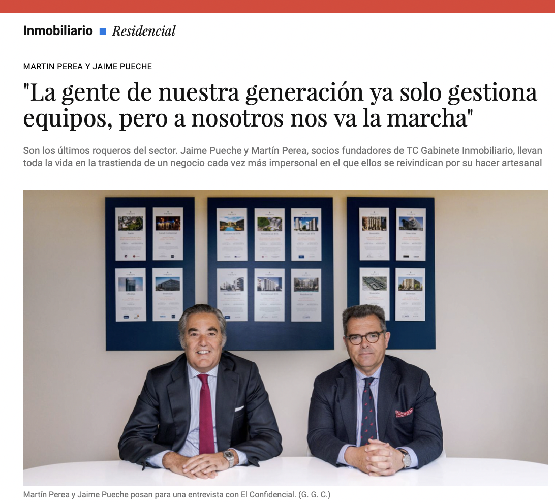 "La gente de nuestra generación ya solo gestiona equipos, pero a nosotros nos va la marcha"