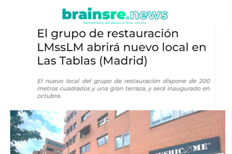 TC Gabinete Inmobiliario asesora al grupo de restauración LMssLM en la compra de su nuevo local en Las Tablas