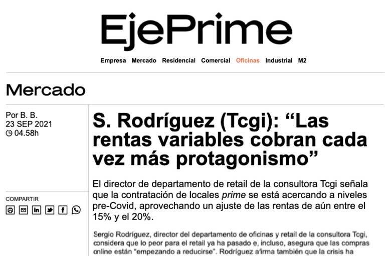 S. Rodríguez (TCGI): “Las rentas variables cobran cada vez más protagonismo”